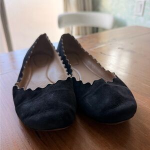 Chloe Black Ballet Flats